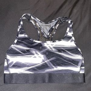 Women’s Black & White Sports Bra